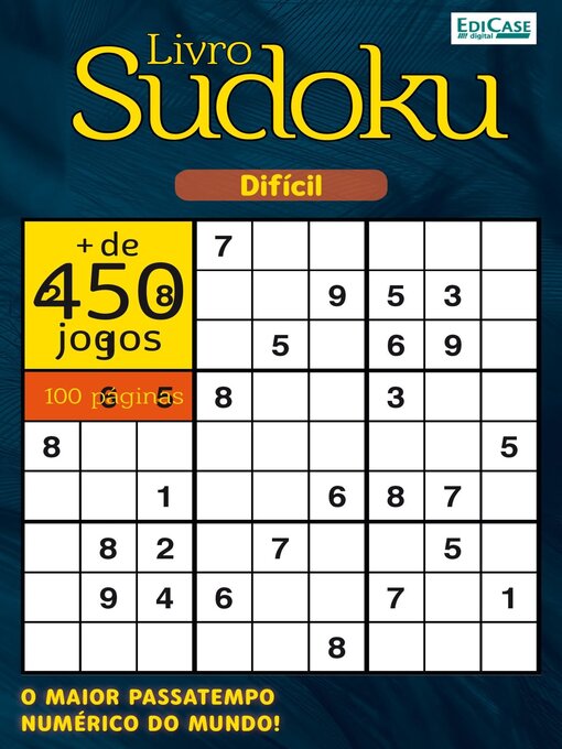 Title details for Sudoku Números e Desafios by EDICASE GESTAO DE NEGOCIOS EIRELI - Available